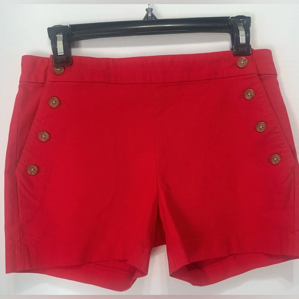 Banana Republic Red High Waist Women's Shorts NWT - Picture 1 of 5